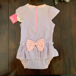 NWT Toddler Girl’s Ruffle Butts Swim Suit 12-18 Months